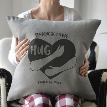Personalised Sending You A Big Hug Cushion, 3 of 3