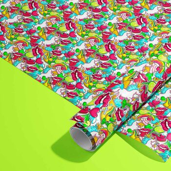 Comic Wrapping Paper Roll Or Folded, 2 of 3