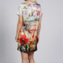 Maria Poppy Floral Print Silk Satin Dress, thumbnail 3 of 3