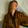 Chocolate Brown Batik Kimono Robe, thumbnail 1 of 9