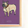 French Bulldog Personalised Fine Art Print, thumbnail 4 of 4