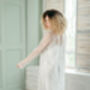 Silver Sequined Kimono | Sparkly Wedding Dress Cover, thumbnail 10 of 12