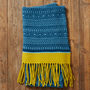 Knitted Fair Isle Blanket Wrap Ladies Scarf, thumbnail 7 of 12
