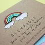 Personalised First Day Of School, Bright Rainbow, thumbnail 7 of 7