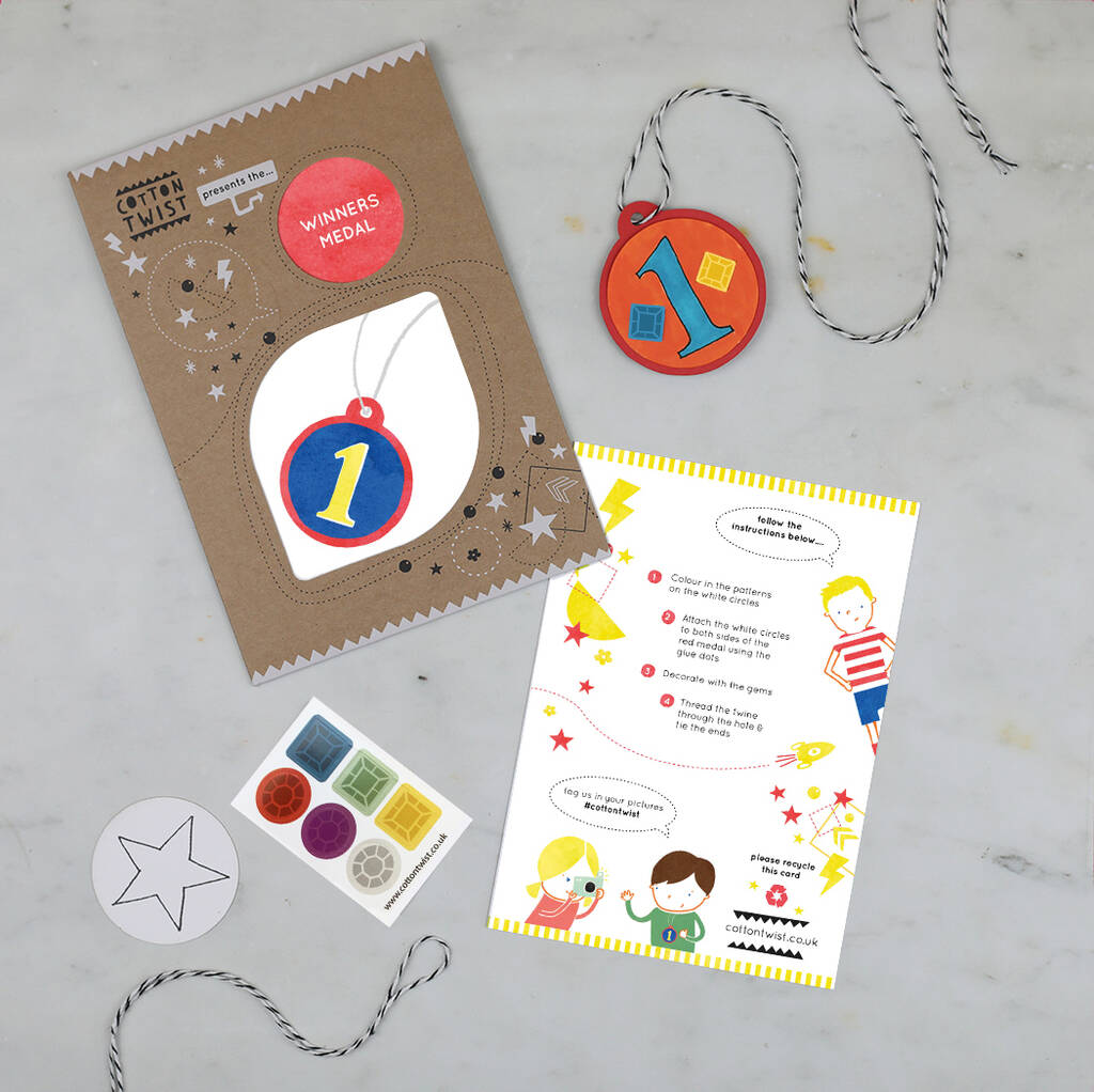 Make Your Own Winners Medal Kit, 1 of 4
