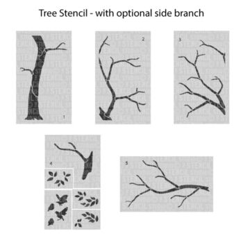 Tree Stencil Pack, 10 of 11