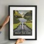 Enjoy The Ride Road Cycling Art Print, thumbnail 5 of 5