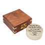 Personalised Signature Sundial Compass With Wooden Box, thumbnail 11 of 12