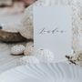Felicity Table Number And Name Cards, thumbnail 1 of 4