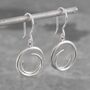 Sterling Silver Round Tapered Eclipse Pendant, thumbnail 3 of 10