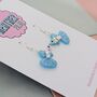 Handmade Sparkly Guppy Fish Earrings – Glitter Resin In Multiple Colours, thumbnail 2 of 8