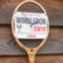 Wimbledon Tennis Racket Wall Clock, thumbnail 5 of 7