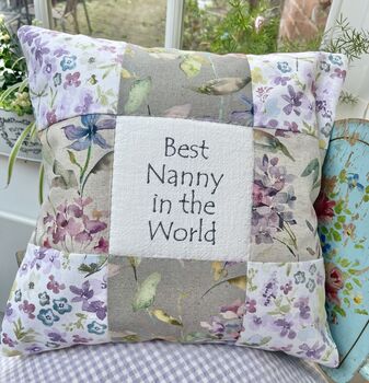 Best Nanny In The World Cushion, 2 of 3