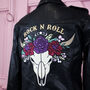 Texas Longhorn Rock N Roll Leather Jacket, thumbnail 4 of 6