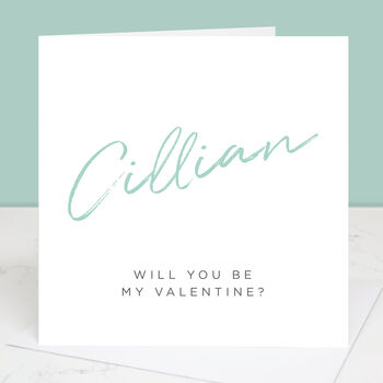 Personalised Will You Be My Valentine Card, 4 of 5