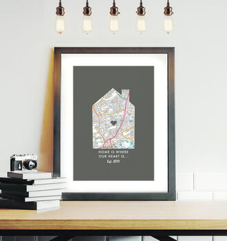 Home Is Where Our Heart Is Personalised Print, 9 of 12