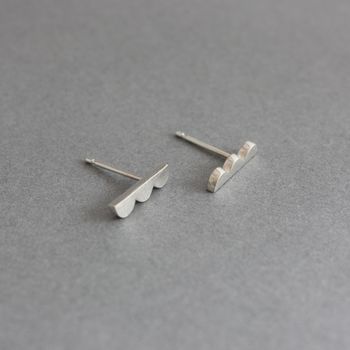 Scalloped Line Studs, 5 of 7