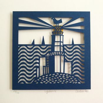 Lighthouse Limited Edition Paper Cut, 4 of 6