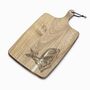 Personalised Pharaoh Hound Engraved Acacia Serving Board, thumbnail 4 of 9