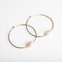 Through The Pearl Hoop Earrings, thumbnail 5 of 7