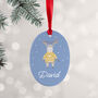 Personalised Oval Christmas Decoration, thumbnail 8 of 12