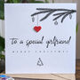 Personalised Christmas Card For Girlfriend, thumbnail 1 of 4