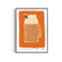 Pumpkin Spiced Latte Hand Painted Art Print, thumbnail 6 of 6