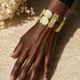 Roman Chunky Gold Statement Necklace, thumbnail 4 of 6
