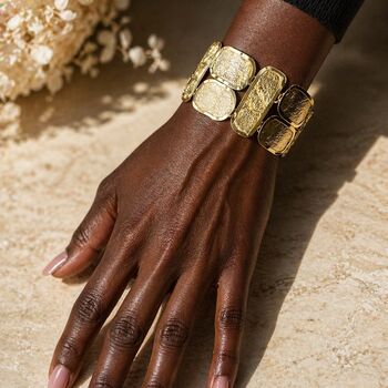 Roman Chunky Gold Statement Necklace, 4 of 6