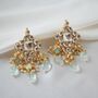 Maaliha Mint Kundan, Gold Plated Jewellery Set, thumbnail 5 of 6