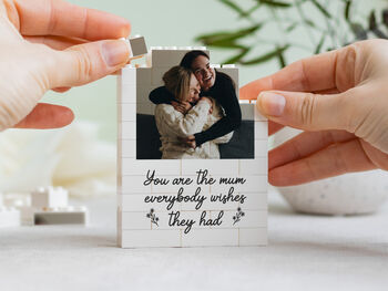 Personalised Photo Block Keepsake, 'The Mum Everybody Wishes They Had' Mother's Day And Birthday Gift, 9 of 11