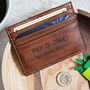 Personalised Luxury Leather Credit Card Holder, thumbnail 5 of 10