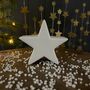 Small White Light Up Star Decoration, thumbnail 3 of 5