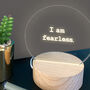 Personalised 'I Am Fearless' Mini Desk Lamp, thumbnail 1 of 3