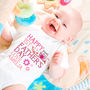 Personalised First Father’s Day Bodysuit, thumbnail 1 of 8