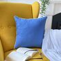 Linen Cushion With Mini Flower Trim, thumbnail 8 of 10