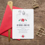 Wintry Reindeer Wedding Stationery, thumbnail 3 of 11