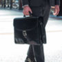 Mens Luxury Large Leather Briefcase.'The Tomacelli', thumbnail 1 of 12