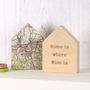 Personalised Map Location House Ornament Gift For Her, thumbnail 4 of 5