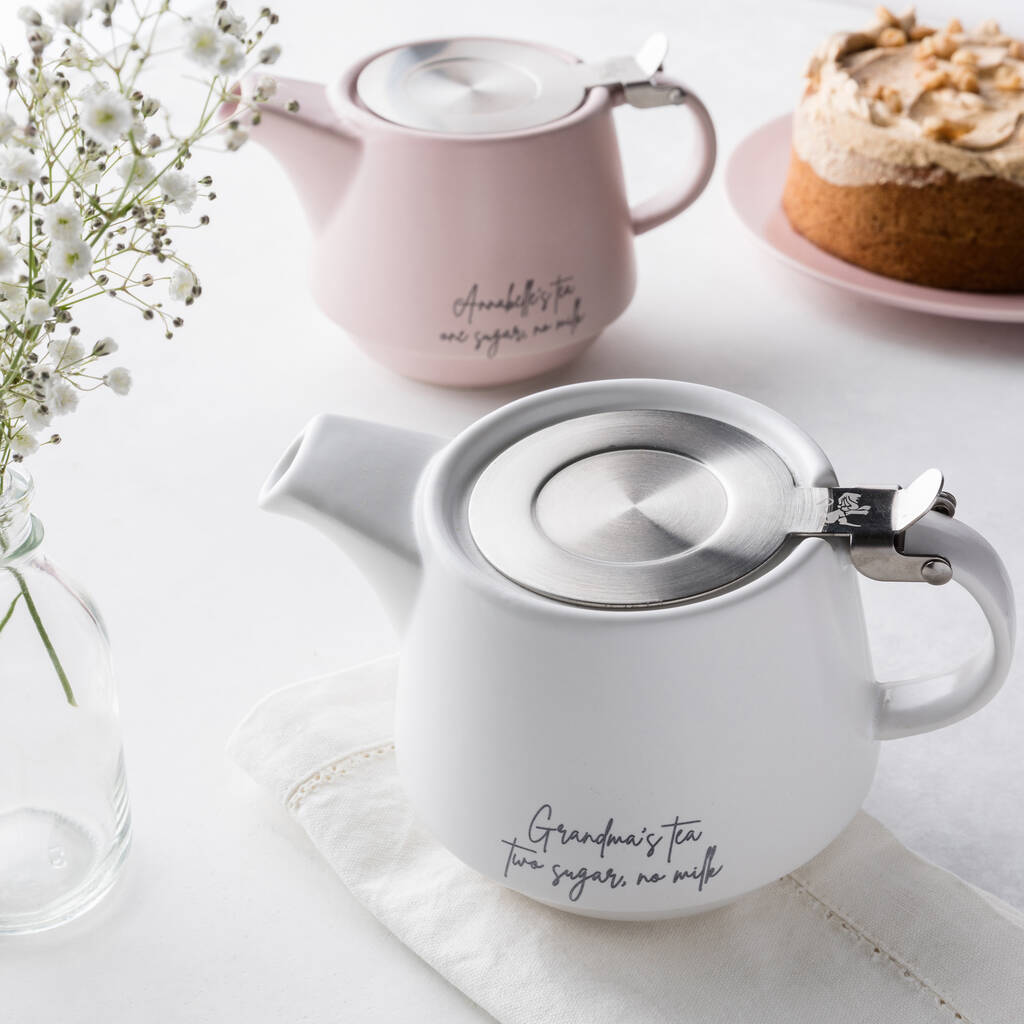 Personalised Teapot And Mug Set For Her By TwentySeven