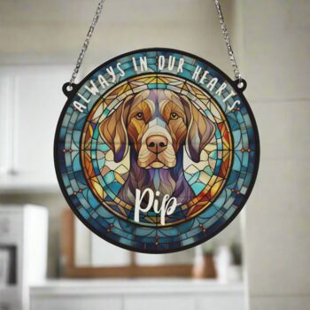 German Shorthaired Pointer Memorial Suncatcher, 4 of 6