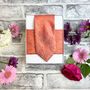 Orange Paisley Wedding Tie Set, thumbnail 5 of 6