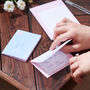 Couples Tear Off Love Letter Notepad, thumbnail 3 of 7