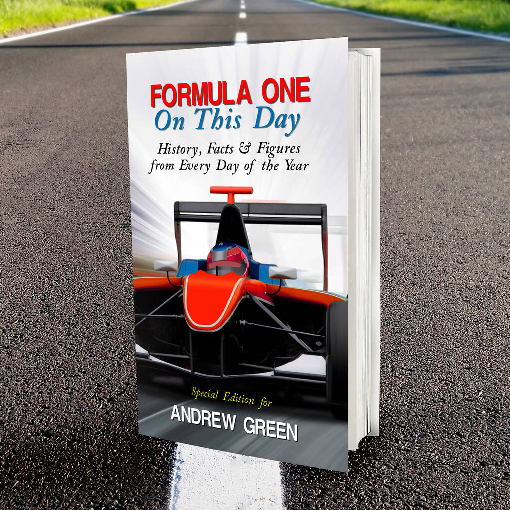 Personalised Formula One On This Day History Book, 1 of 7