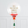 Personalised Santa's Nice List Christmas Bubble Balloon, thumbnail 3 of 3