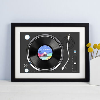 Personalised 'Our Song' Vinyl Record Print, 2 of 4