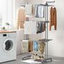Four Tier Large Clothes Airer Foldable Drying Rack, thumbnail 2 of 12