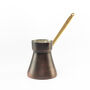 Handmade Solid Dark Copper Turkish Coffee Pot, thumbnail 1 of 6
