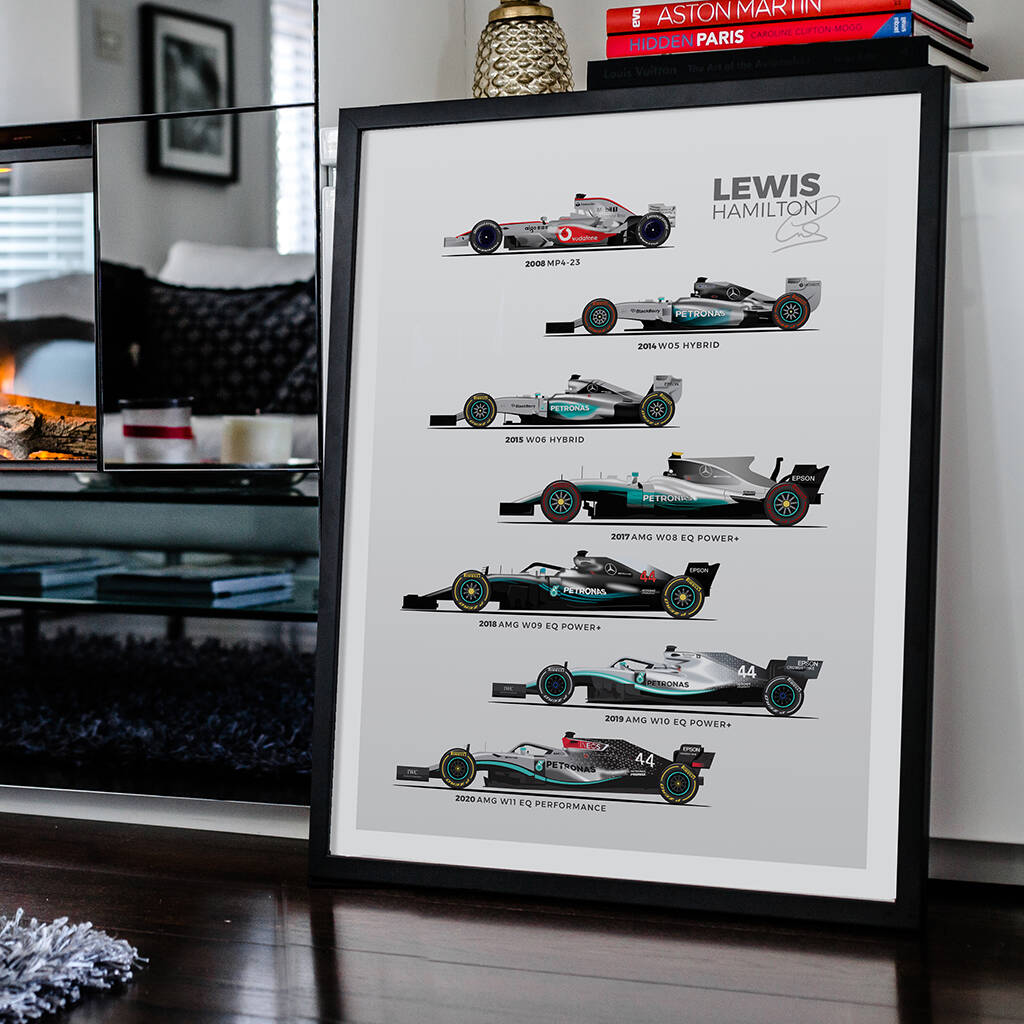 Hamilton's Championship Cars Gp Poster, 1 of 2