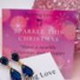 Blue Sapphire Christmas Earrings, thumbnail 2 of 6